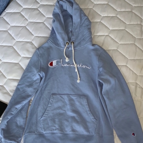 RARE Champion Sweatshirt Blue - Picture 2 of 4